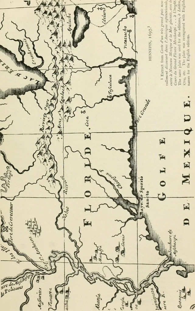 An illustration from Narrative and critical history of America, 1884, leaf 300