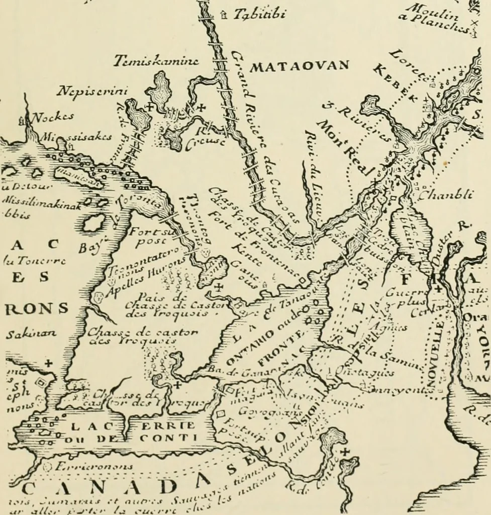 An illustration from Narrative and critical history of America, 1884, leaf 306