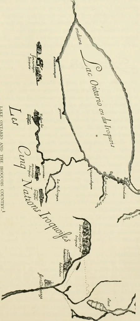 An illustration from Narrative and critical history of America, 1884, leaf 328