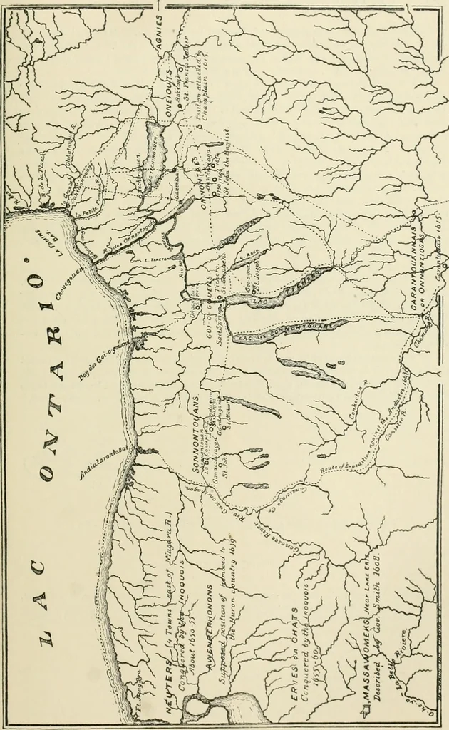 An illustration from Narrative and critical history of America, 1884, leaf 340