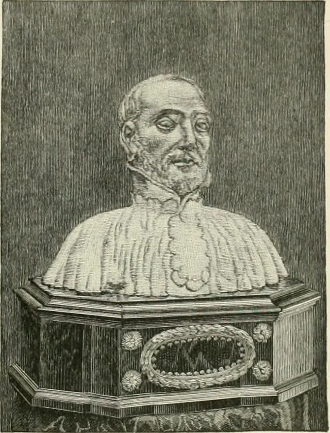 An illustration from Narrative and critical history of America, 1884, leaf 354