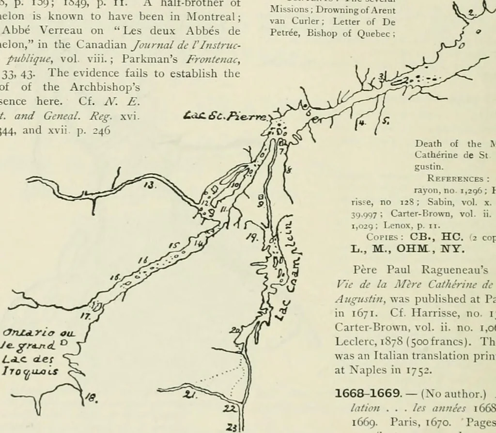 An illustration from Narrative and critical history of America, 1884, leaf 359