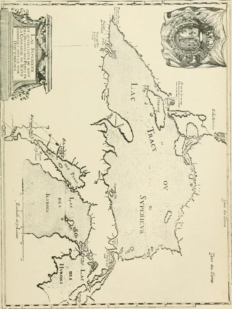 An illustration from Narrative and critical history of America, 1884, leaf 360