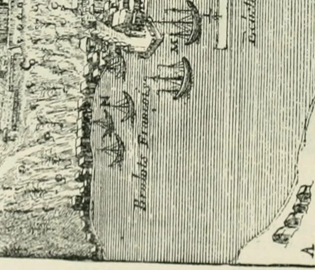 An illustration from Narrative and critical history of America, 1884, leaf 413