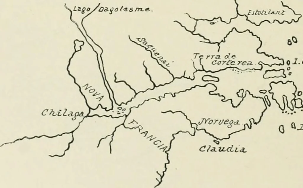 An illustration from Narrative and critical history of America, 1884, leaf 429