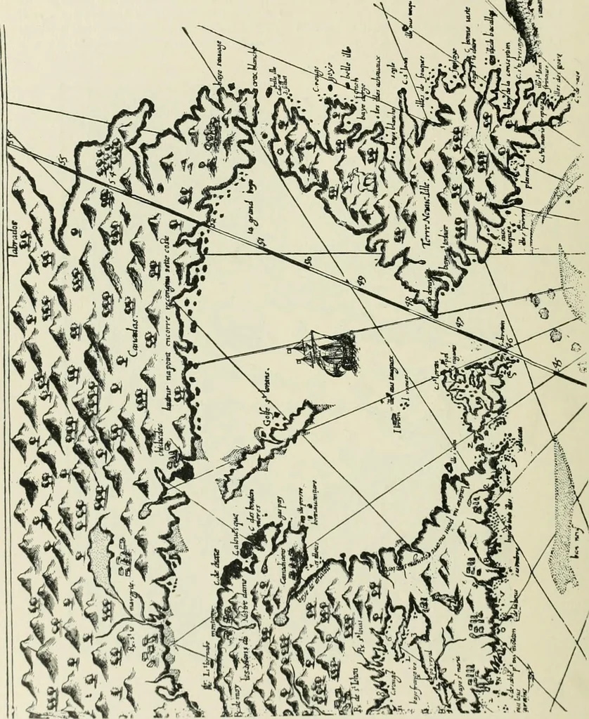 An illustration from Narrative and critical history of America, 1884, leaf 431