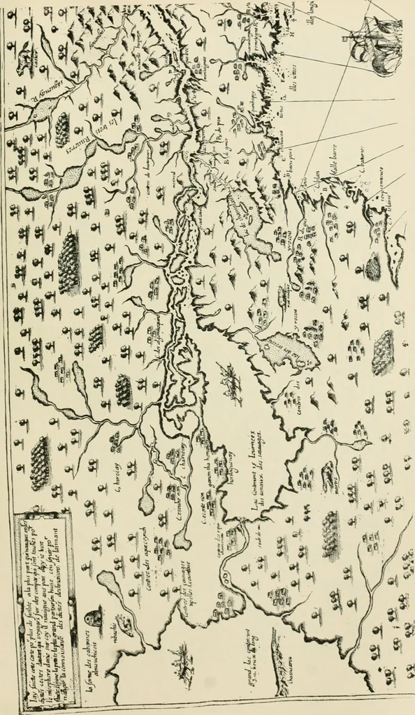 An illustration from Narrative and critical history of America, 1884, leaf 432