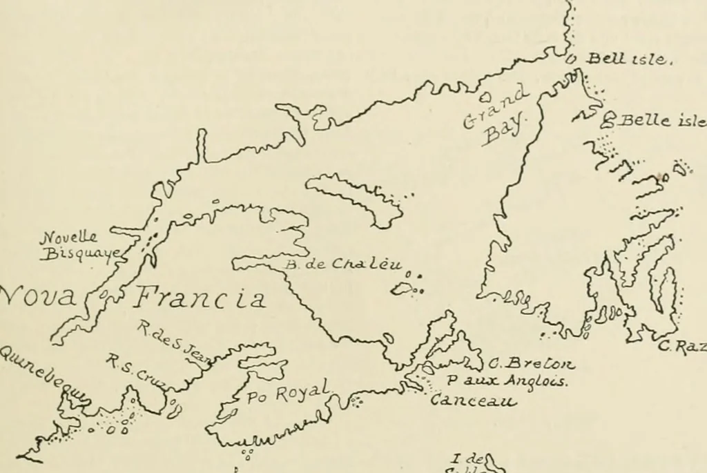 An illustration from Narrative and critical history of America, 1884, leaf 434