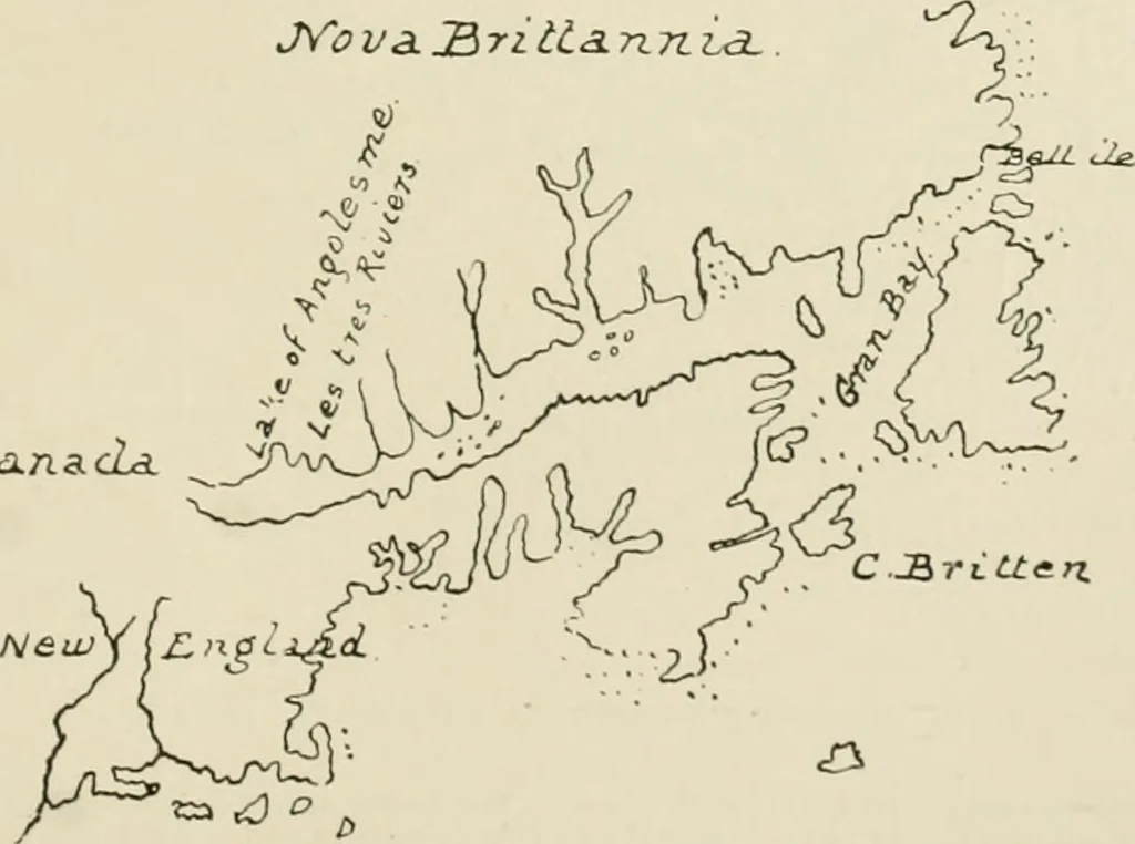 An illustration from Narrative and critical history of America, 1884, leaf 434