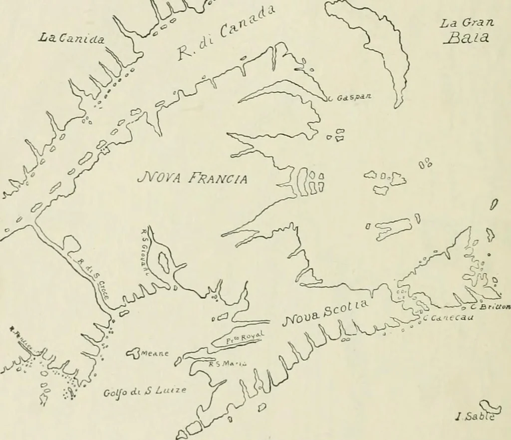 An illustration from Narrative and critical history of America, 1884, leaf 439