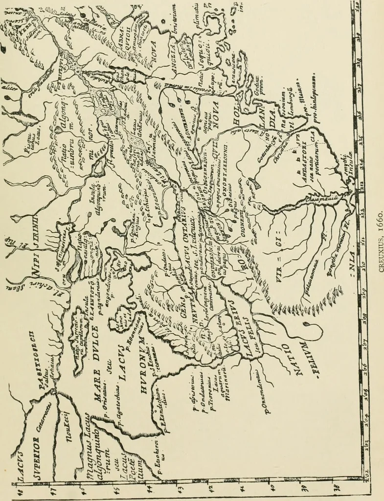 An illustration from Narrative and critical history of America, 1884, leaf 440