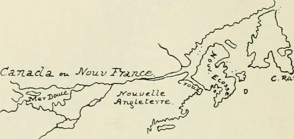 An illustration from Narrative and critical history of America, 1884, leaf 441