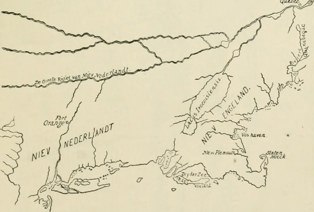 An illustration from Narrative and critical history of America, 1884, leaf 442