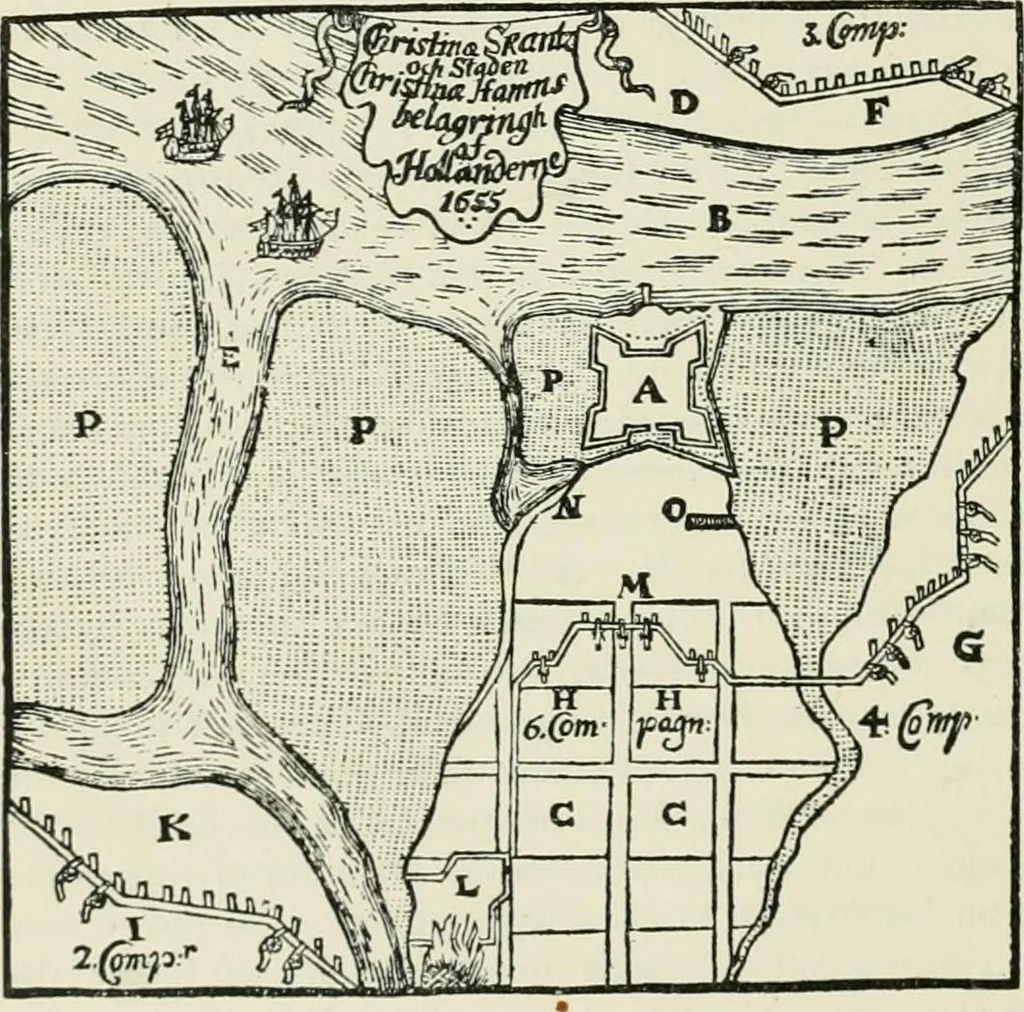 An illustration from Narrative and critical history of America, 1884, leaf 533