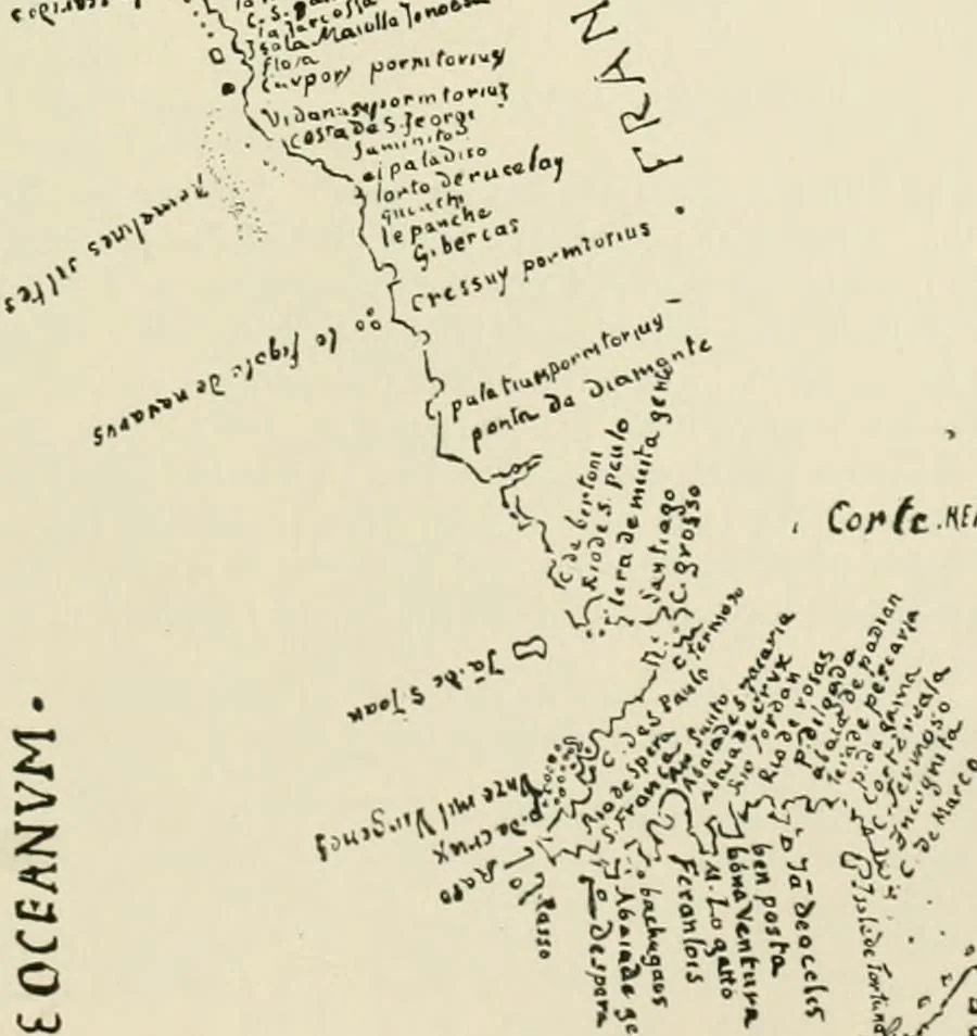 An illustration from Narrative and critical history of America, 1884, leaf 86
