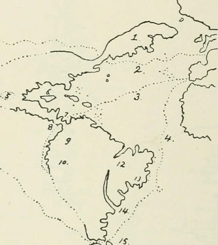 An illustration from Narrative and critical history of America, 1884, leaf 87