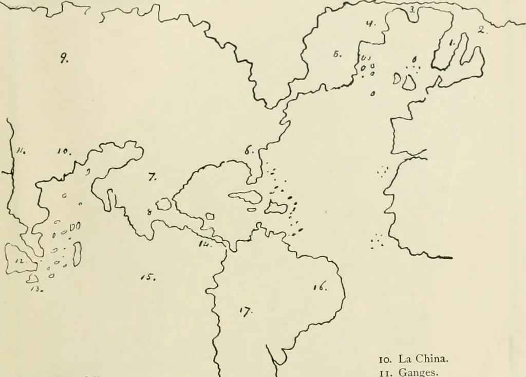 An illustration from Narrative and critical history of America, 1884, leaf 90