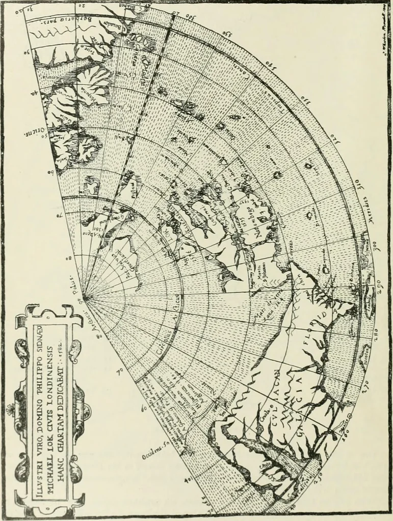 An illustration from Narrative and critical history of America, 1884, leaf 91