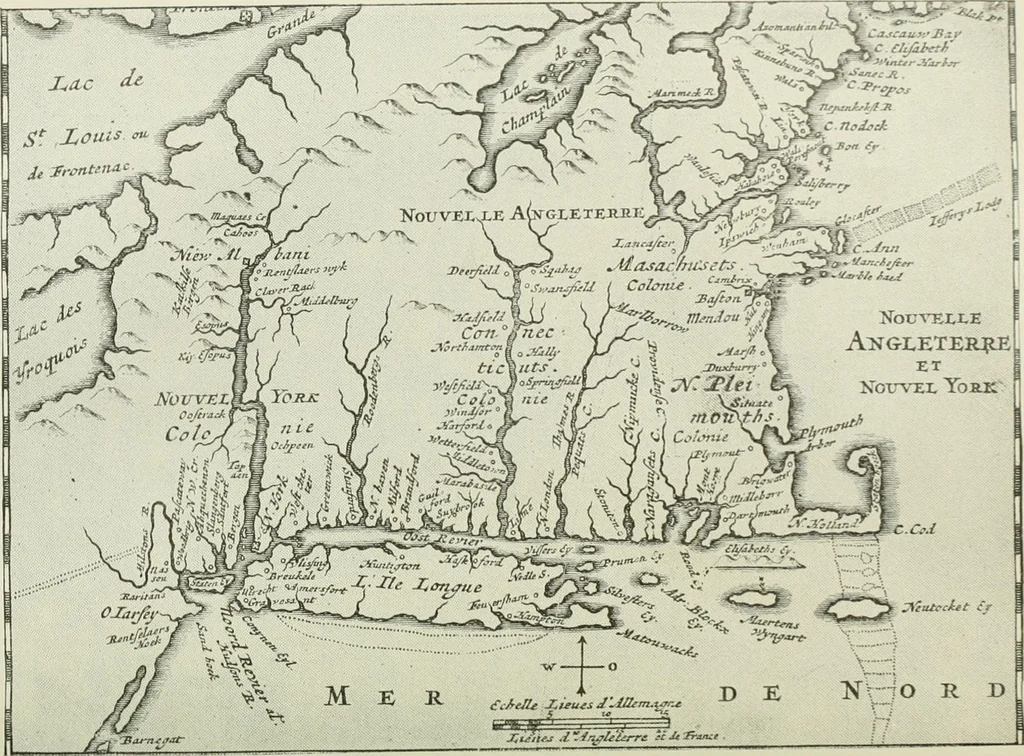 An illustration from Narrative and critical history of America, 1884, leaf 103