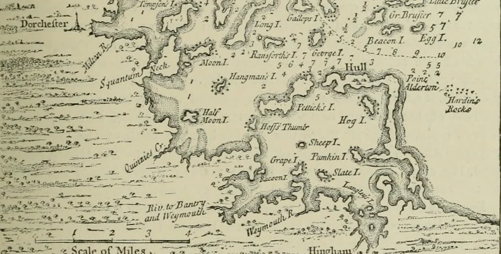 An illustration from Narrative and critical history of America, 1884, leaf 162