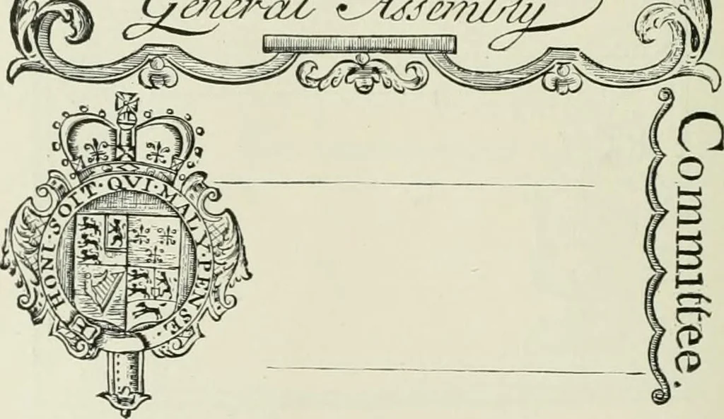 An illustration from Narrative and critical history of America, 1884, leaf 193
