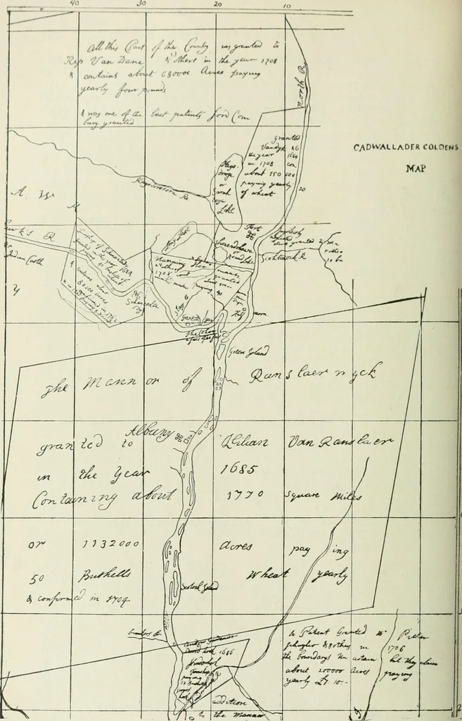 An illustration from Narrative and critical history of America, 1884, leaf 255