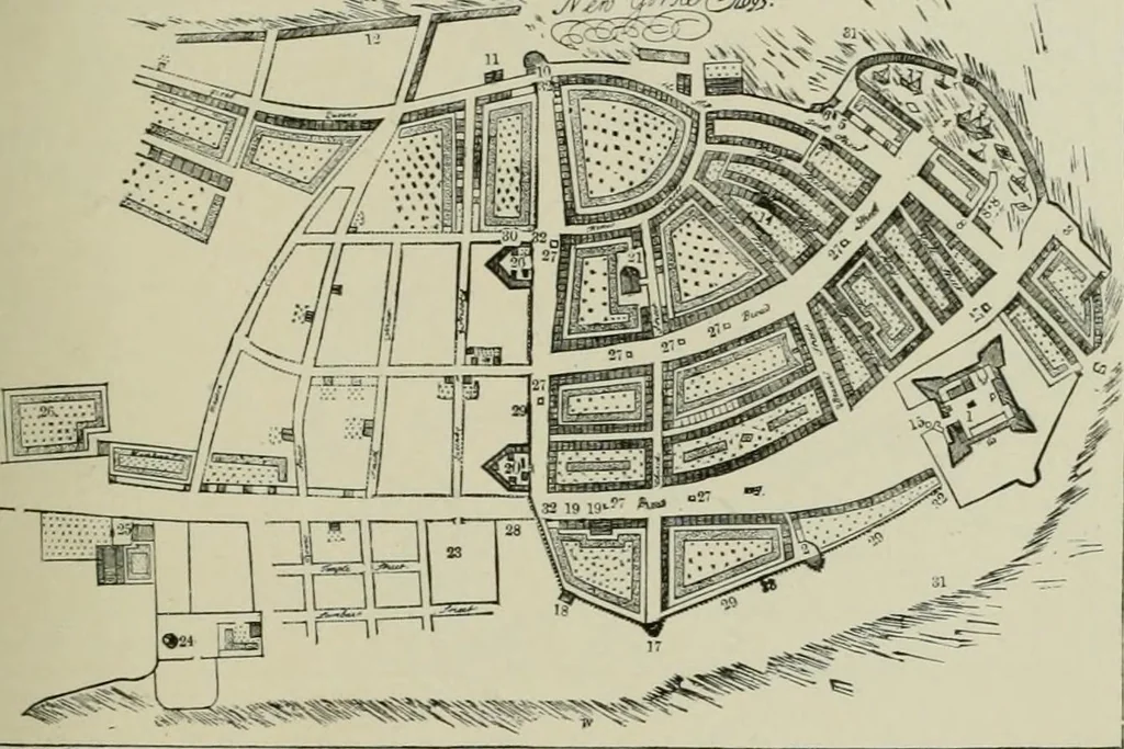 An illustration from Narrative and critical history of America, 1884, leaf 272