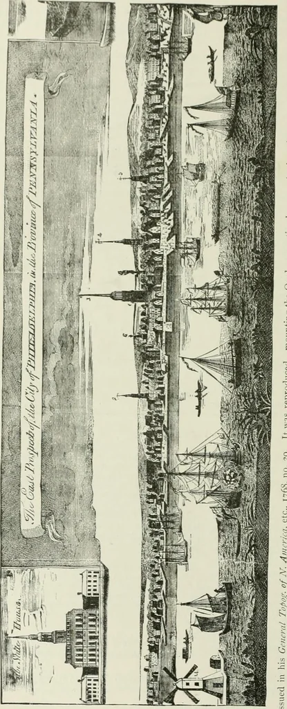 An illustration from Narrative and critical history of America, 1884, leaf 277