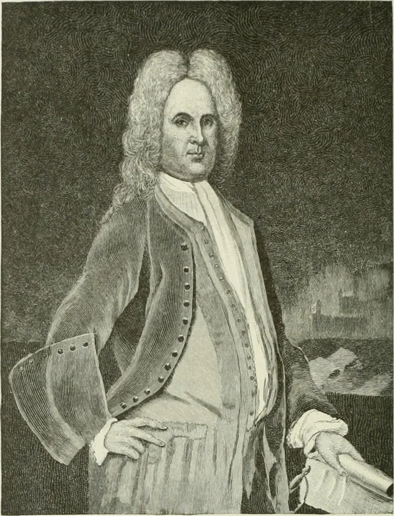 An illustration from Narrative and critical history of America, 1884, leaf 285