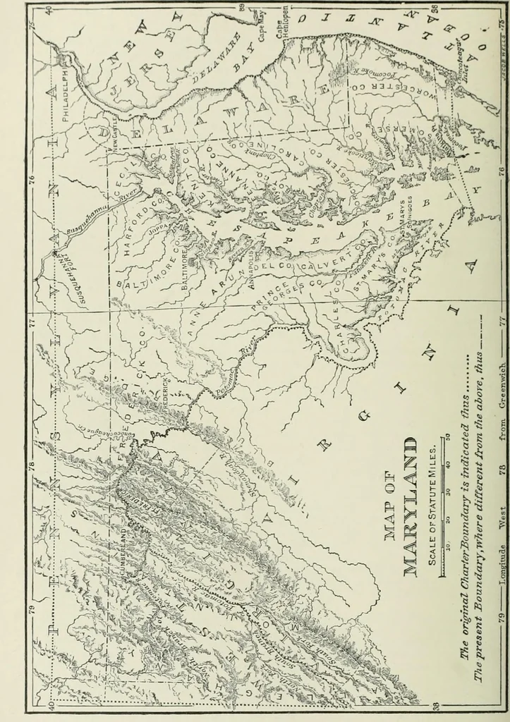An illustration from Narrative and critical history of America, 1884, leaf 293