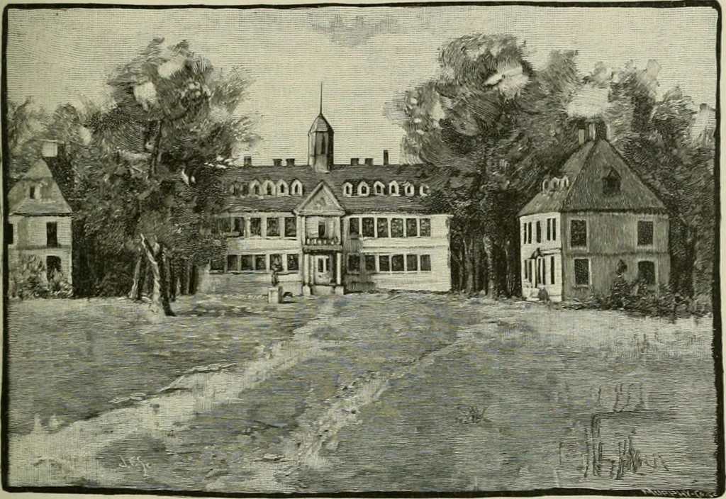 An illustration from Narrative and critical history of America, 1884, leaf 300