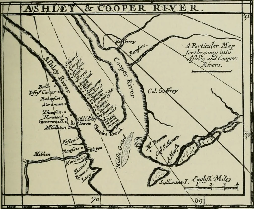 An illustration from Narrative and critical history of America, 1884, leaf 338