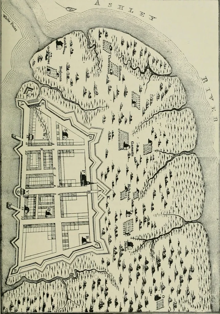 An illustration from Narrative and critical history of America, 1884, leaf 366