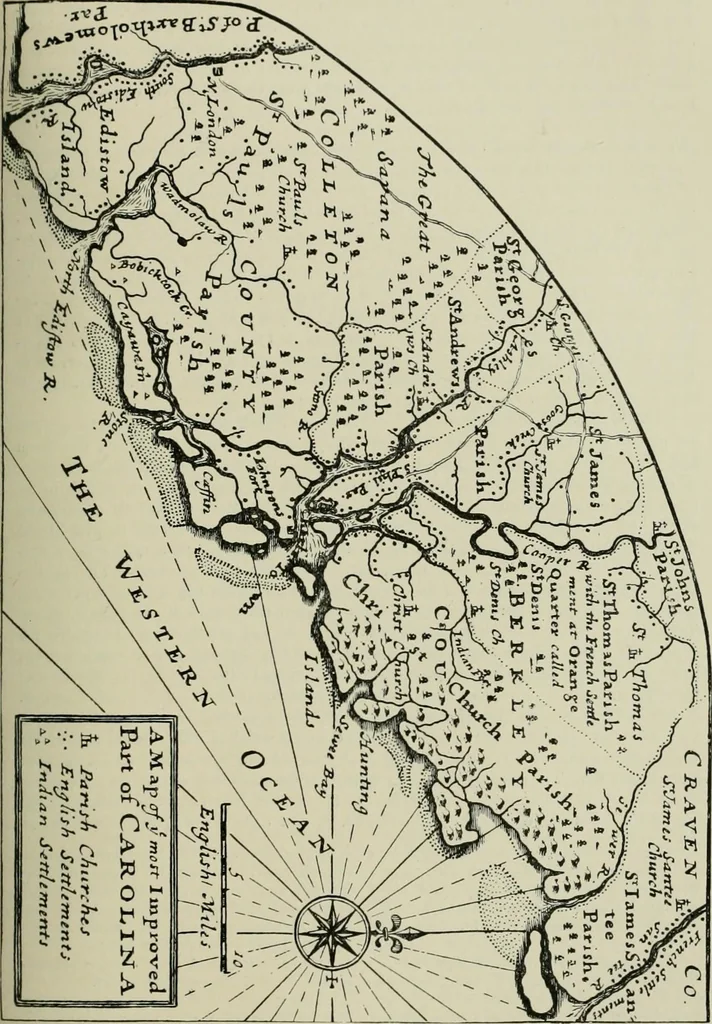 An illustration from Narrative and critical history of America, 1884, leaf 374