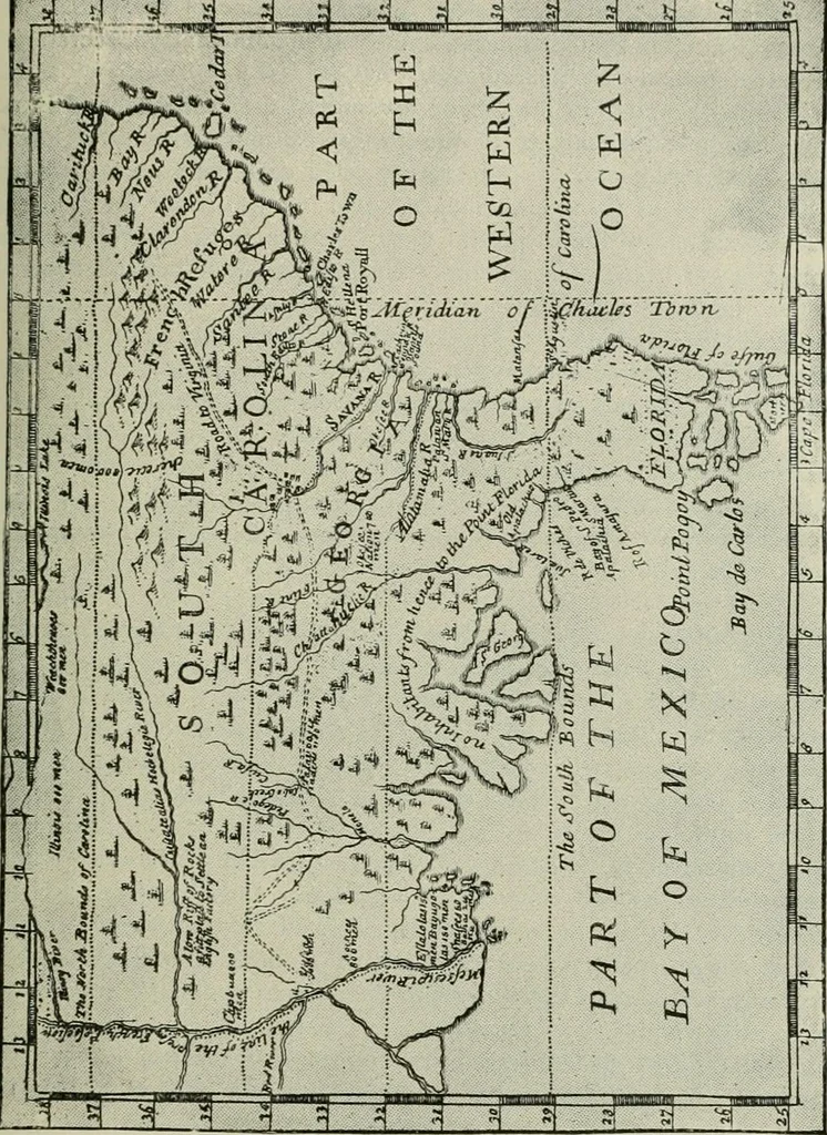 An illustration from Narrative and critical history of America, 1884, leaf 388