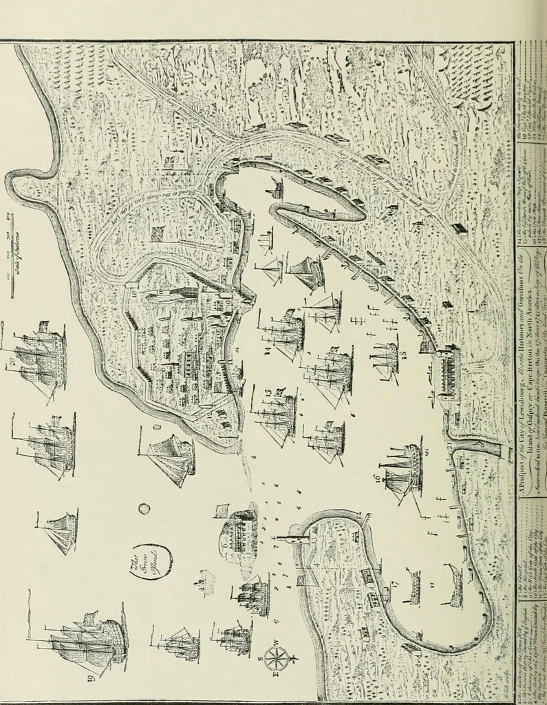An illustration from Narrative and critical history of America, 1884, leaf 461