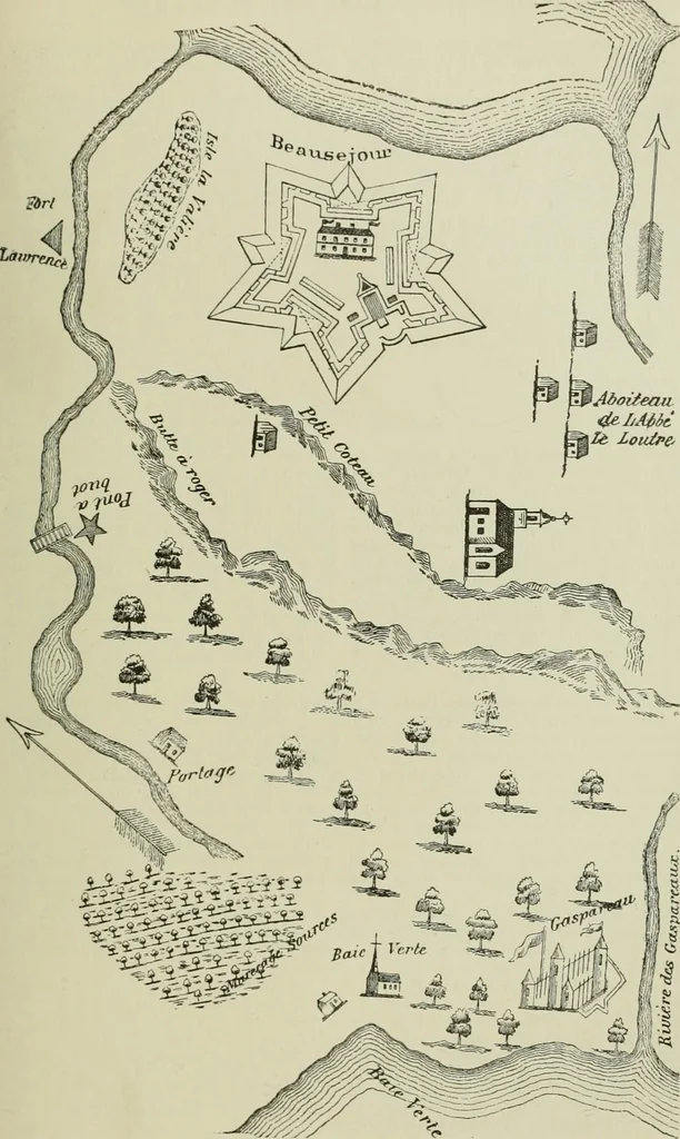 An illustration from Narrative and critical history of America, 1884, leaf 474