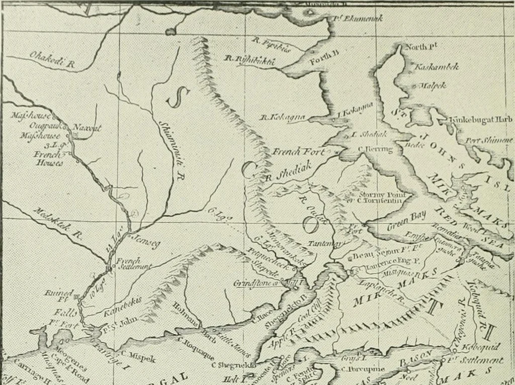 An illustration from Narrative and critical history of America, 1884, leaf 503