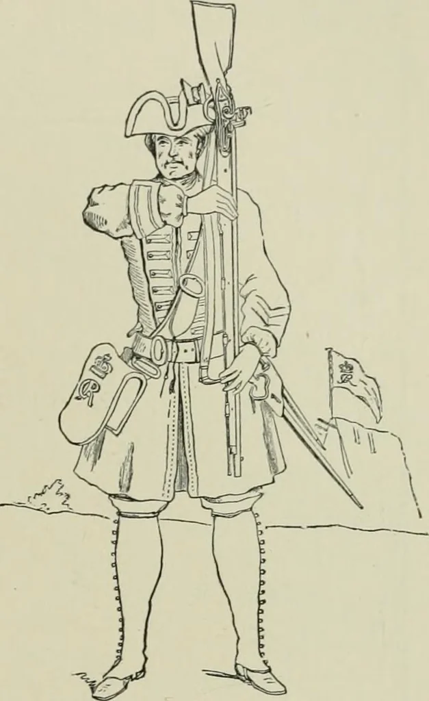 An illustration from Narrative and critical history of America, 1884, leaf 508