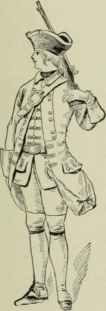 An illustration from Narrative and critical history of America, 1884, leaf 520
