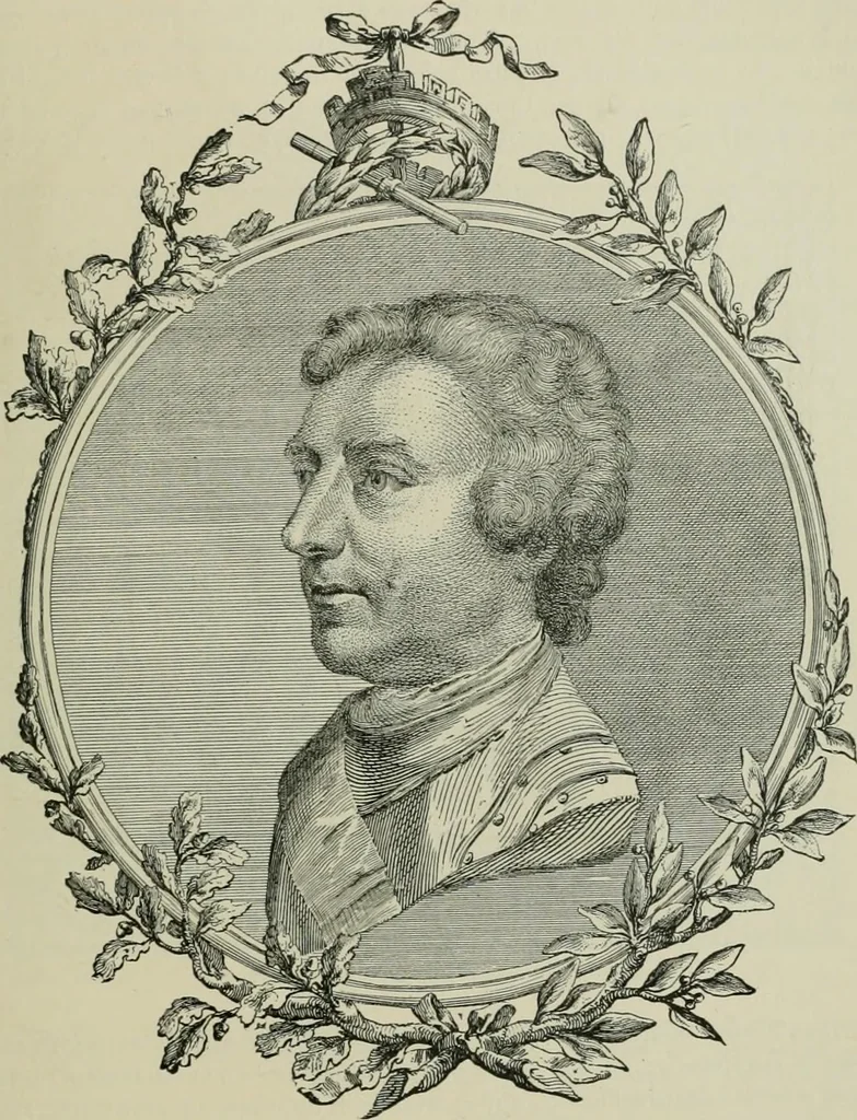 An illustration from Narrative and critical history of America, 1884, leaf 554