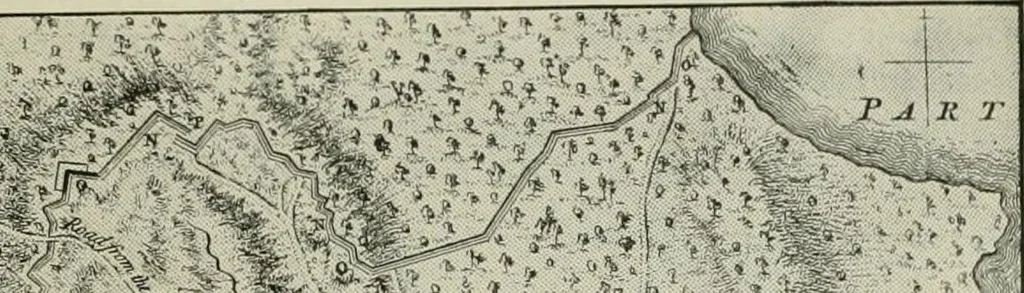 An illustration from Narrative and critical history of America, 1884, leaf 560