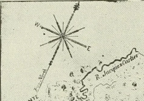 An illustration from Narrative and critical history of America, 1884, leaf 575