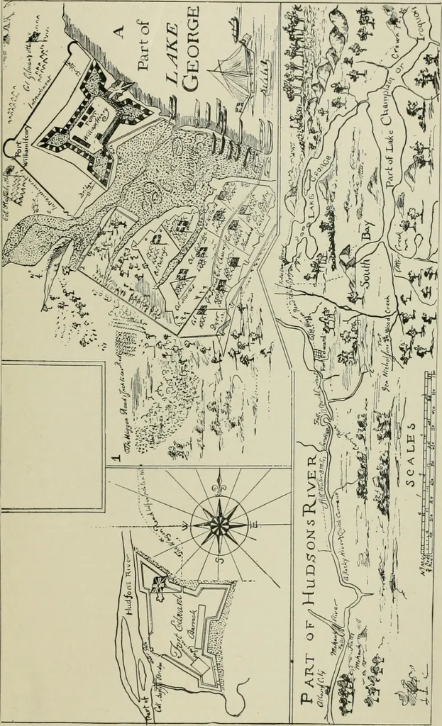 An illustration from Narrative and critical history of America, 1884, leaf 610