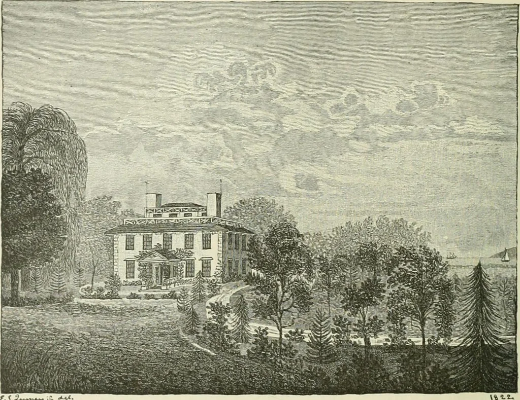 An illustration from Narrative and critical history of America, 1884, leaf 113