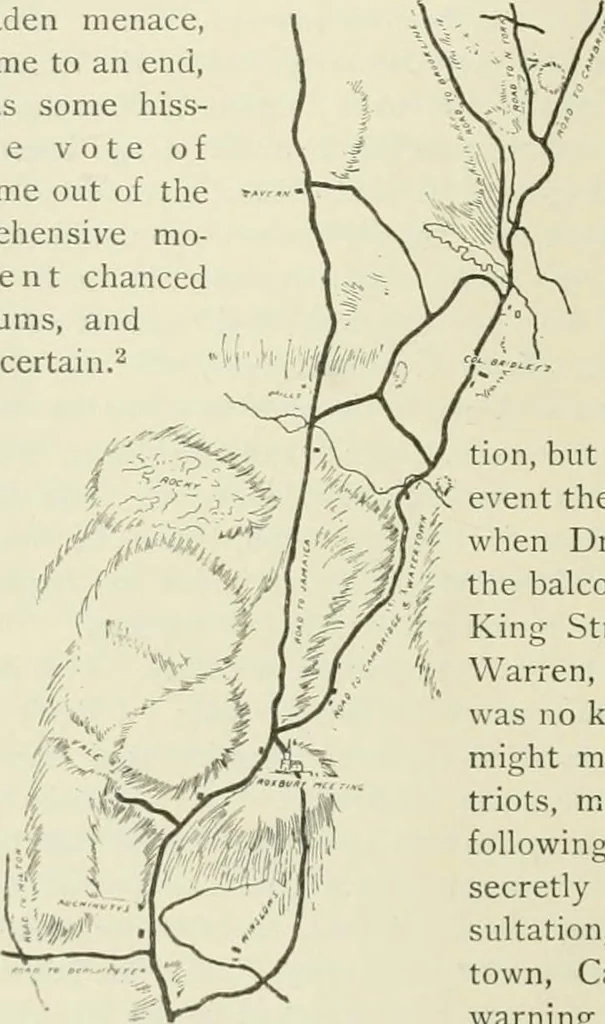 An illustration from Narrative and critical history of America, 1884, leaf 137