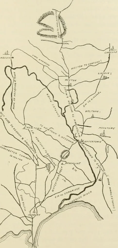 An illustration from Narrative and critical history of America, 1884, leaf 138