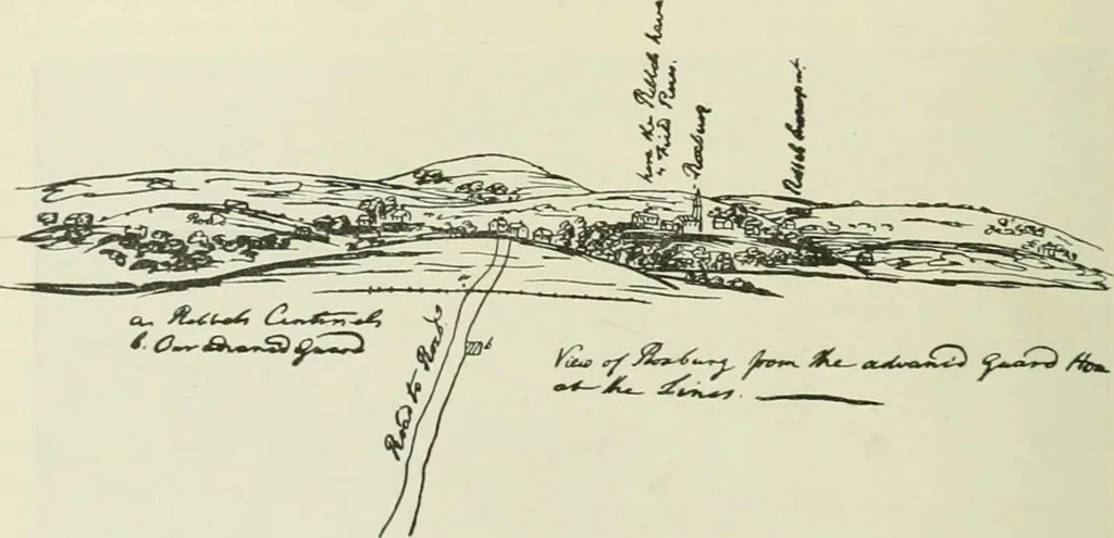An illustration from Narrative and critical history of America, 1884, leaf 147