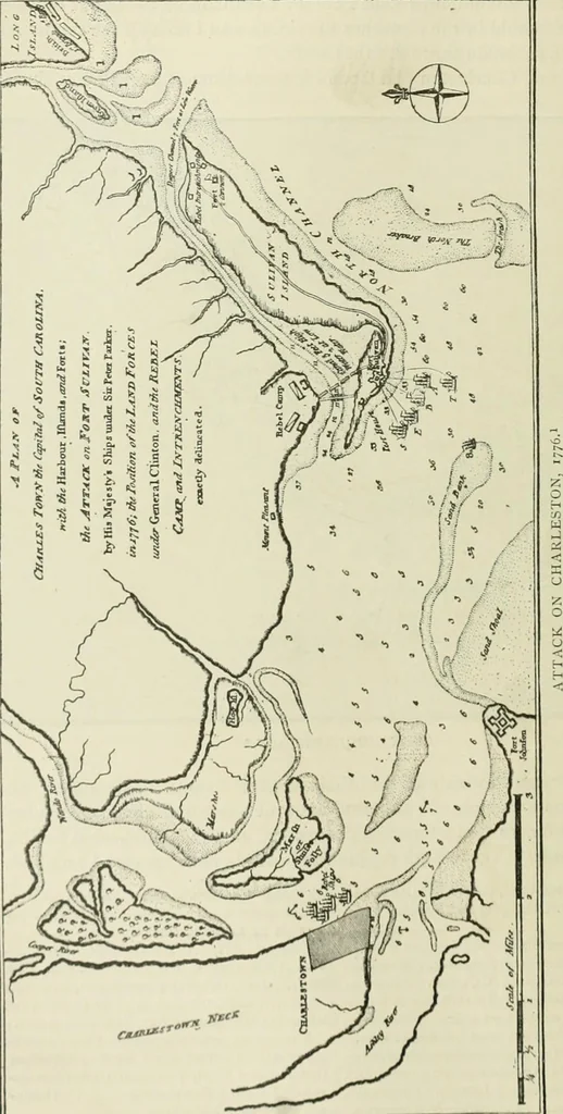 An illustration from Narrative and critical history of America, 1884, leaf 187