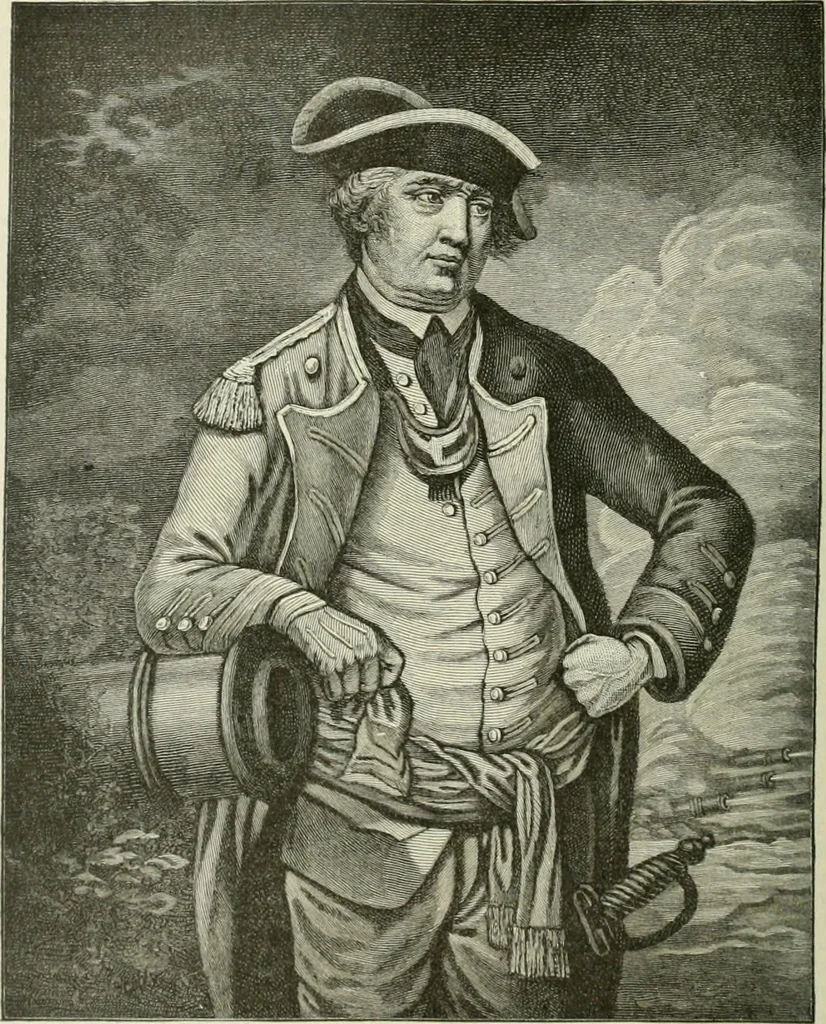 An illustration from Narrative and critical history of America, 1884, leaf 209